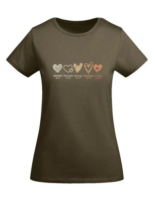 Tričko Five Words - zelené S