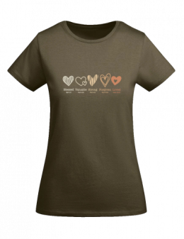 Tričko Five Words - zelené